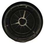 Exquisit filtres à charbon 2 pièces noir cf110