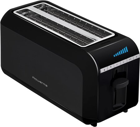Grille Pain Avec 2 Fentes Et Écran Lcd Intégré 1600W Noir