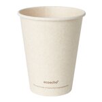 Gobelet jetable pour boisson chaude Sweet, en bagasse compostable - 24 cl (paquet 50 unités)