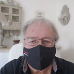 2 masques lavables noir antimicrobien  (s / adolescent)