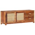 vidaXL Meuble TV 120x30x45 cm Bois de récupération massif