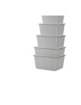 (lot  de 100) boîte à couvercle indépendant cartybox® 1800cc