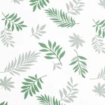 vidaXL Coussin de palette motif de feuilles 60x40x12 cm tissu