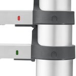Hailo échelle télescopique flexline 260 380 cm aluminium 7113-131