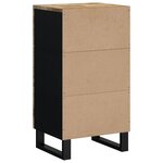 vidaXL Buffet avec 3 tiroirs 40x33 5x75 cm bois massif de manguier