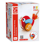 Hape jouet à pousser musical lilly rouge e0353