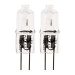 Lot de pépites halogènes G4 - 7W - Blanc chaud - 86 Lumen - 2800K - Zenitech