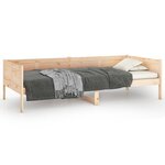 vidaXL Lit de jour Bois massif de pin 90x190 cm