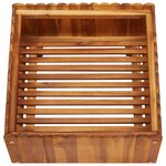 vidaXL Lit surélevé de jardin 50x50x25 cm Bois massif d'acacia