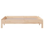 vidaXL Lit empilable 80x200 cm Bois de pin massif