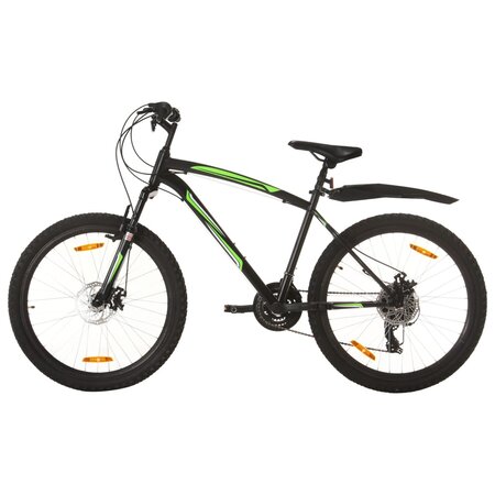 vidaXL Vélo de montagne 21 vitesses Roues de 26 pouces 46 cm Noir