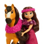 Spirit festival issu du film poupée lucky (18 cm) et son cheval spirit deluxe (20 cm)