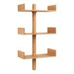 Étagère murale en bambou naturel 50 x 102 cm