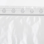 Lot de 100 sachets plastiques à fermeture zip 70x100mm très résistants 90µ