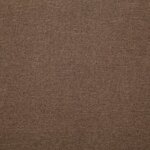 vidaXL Fauteuil cube Marron Tissu