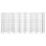 vidaXL Lit surélevé à gabion Acier galvanisé 180x30x90 cm