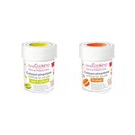 2 colorants alimentaires en poudre - orange-vert citron