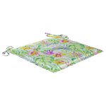 vidaXL Chaises pliables de jardin avec coussins 6 Pièces Bois de teck