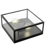 Eglo plafonnier charterhouse noir 49392