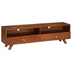 vidaXL Meuble TV Bois de récupération solide 140 x 30 x 40 cm