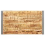 vidaXL Table basse 110x60x40 cm Bois de manguier brut