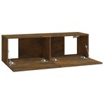 vidaXL Ensemble de meubles TV 6 Pièces Chêne fumé Bois d'ingénierie