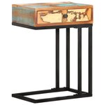 vidaXL Table d'appoint en U 45x30x61 cm Bois de récupération massif