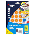 400 Étiquettes Jaune Ø 24