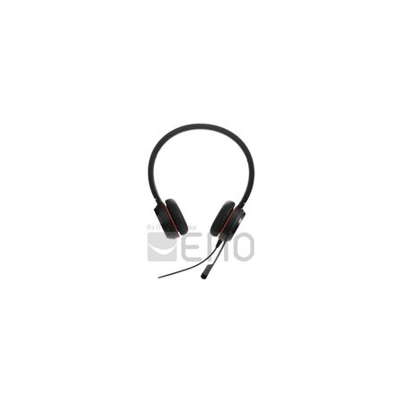 Jabra evolve 30 ms casque stereo - casque certifié microsoft voip softphone avec annulation passive du bruit - câble usb avec co