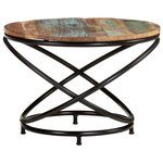 vidaXL Table basse 60x60x40 cm Bois de récupération massif
