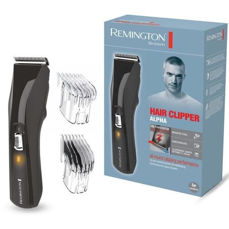 Remington HC5150 Tondeuse Cheveux Advanced Steel, 16 Sabots, Lames Auto-Affûtées, Avec ou Sans Fil