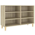 vidaXL Buffet Chêne sonoma 103 5x35x70 cm Aggloméré