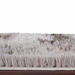 Tapis bohème en laine - naturel - 170 x 240 cm