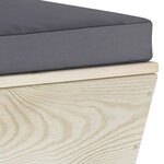 vidaXL Salon de jardin palette 12 Pièces avec coussins Épicéa imprégné