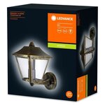 ENDURA CLASSIC TRADITION UP Applique Extérieure Alu E27 - Noir/Or