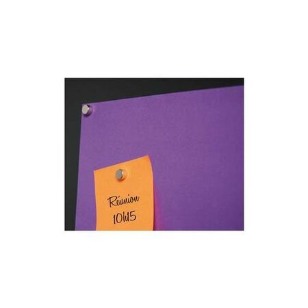 Carte de 6 aimants néodymes très puissants. Dimensions 10x6mm - Coloris argenté SAFETOOL