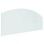 vidaXL Plaque de verre pour cheminée 120x50 cm
