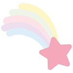 Matrice découpe (Die) Rainbow Étoile Filante
