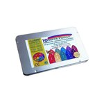 Boîte de 10 pastels à base de cire et d'huile - Maya