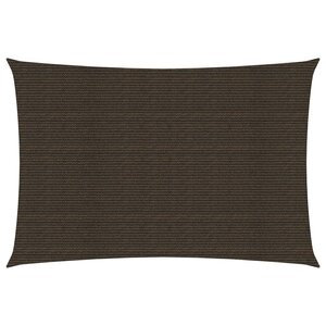 vidaXL Voile d'ombrage 160 g/m² Marron 2x4 5 m PEHD