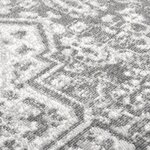 vidaXL Tapis à tissage plat d'extérieur 80x250 cm Gris clair