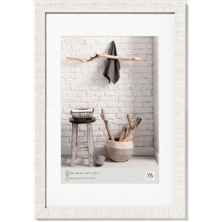 Walther Design Cadre photo Home 50x70 cm Blanc polaire