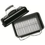 WEBER Barbecue a charbon Go-Anywhere Charcoal - Acier chromé - Noir