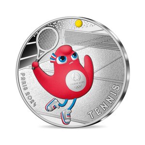 Mascotte - Tennis - Monnaie de 10€ Argent