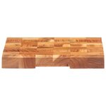 vidaXL Planche à découper 40x30x3 8 cm Bois d'acacia massif