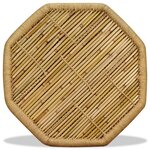 vidaXL Table basse bambou octogonale 60 x 60 x 45 cm