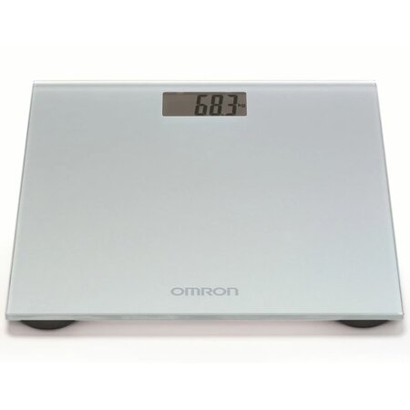 Omron pèse-personne numérique gris 150 kg omr-hn-289-esl