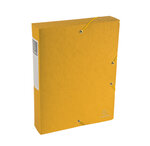 Boite De Classement Exabox Dos 60mm Carte Lustrée Scotten - A4 - Jaune - X 10 - Exacompta