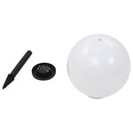 vidaXL Lampe LED sphérique solaire d'extérieur 2 Pièces 30 cm RVB