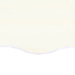 vidaXL Tissu de remplacement pour auvent Crème 6x3 5 m